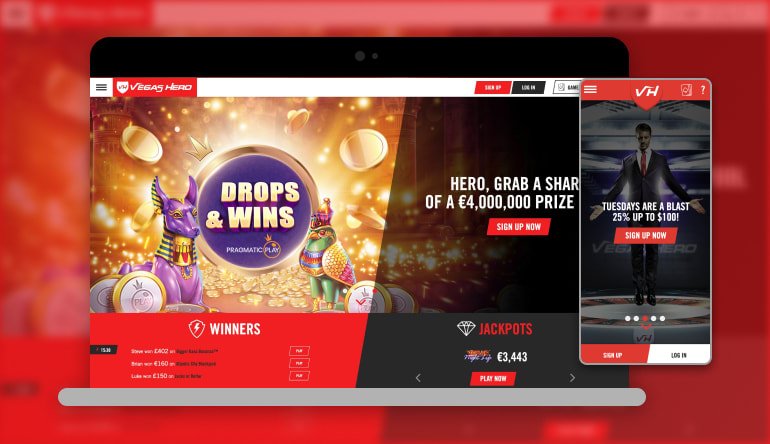 Vegashero casino online in United Kingdom